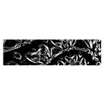 Skeletal Fractals Oblong Satin Scarf (16  x 60 ) Front