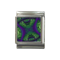 Abstract Fractal Art Pattern Italian Charm (13mm)