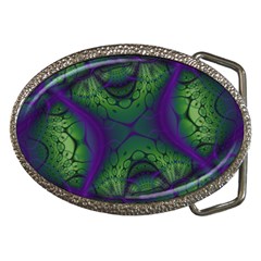 Abstract Fractal Art Pattern Belt Buckles