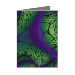 Abstract Fractal Art Pattern Mini Greeting Card