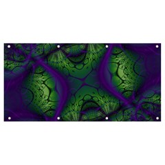 Abstract Fractal Art Pattern Banner And Sign 8  X 4 