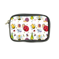 Cute Cartoon Insects Seamless Background Coin Purse