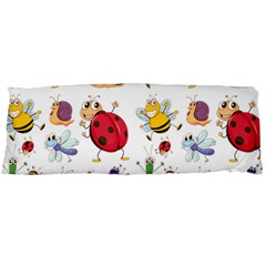 Cute Cartoon Insects Seamless Background Body Pillow Case (dakimakura)