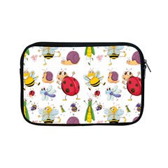 Cute Cartoon Insects Seamless Background Apple Ipad Mini Zipper Cases