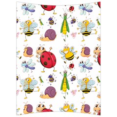 Cute Cartoon Insects Seamless Background Back Support Cushion