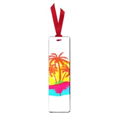 Holiday Tropical Elements Leaf Orange Small Book Marks