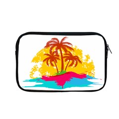 Holiday Tropical Elements Leaf Orange Apple Macbook Pro 13  Zipper Case