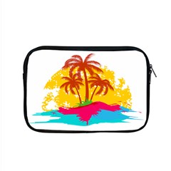 Holiday Tropical Elements Leaf Orange Apple MacBook Pro 15  Zipper Case