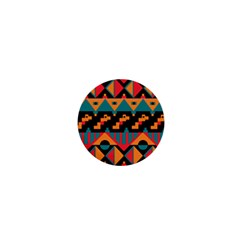 Tribal Pattern Seamless Border 1  Mini Buttons by Jancukart