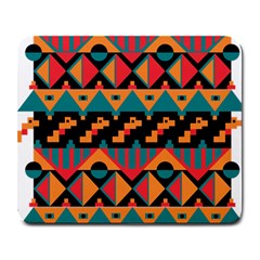 Tribal Pattern Seamless Border Large Mousepad