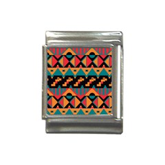 Tribal Pattern Seamless Border Italian Charm (13mm)