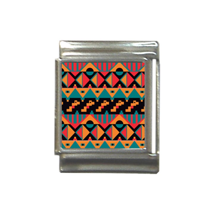 Tribal Pattern Seamless Border Italian Charm (13mm)