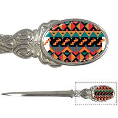 Tribal Pattern Seamless Border Letter Opener