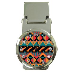 Tribal Pattern Seamless Border Money Clip Watches