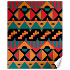 Tribal Pattern Seamless Border Canvas 16  X 20 