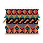 Tribal Pattern Seamless Border Plate Mats 18 x12  Plate Mat