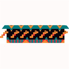 Tribal Pattern Seamless Border Large Bar Mat by Jancukart