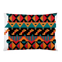 Tribal Pattern Seamless Border Pillow Case