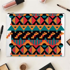 Tribal Pattern Seamless Border Cosmetic Bag (xl)