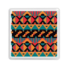 Tribal Pattern Seamless Border Memory Card Reader (square)