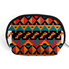 Tribal Pattern Seamless Border Accessory Pouch (medium) by Jancukart