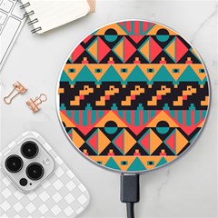 Tribal Pattern Seamless Border Wireless Charger by Jancukart