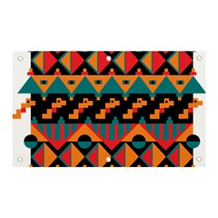 Tribal Pattern Seamless Border Banner And Sign 5  X 3 