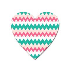 Zigzag Pattern Heart Magnet by Jancukart