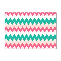 Zigzag Pattern Sticker A4 (10 Pack)