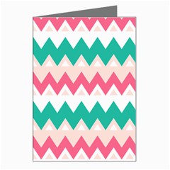 Zigzag Pattern Greeting Card by Jancukart