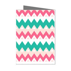 Zigzag Pattern Mini Greeting Cards (pkg Of 8)