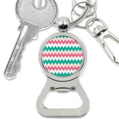 Zigzag Pattern Bottle Opener Key Chain