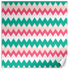 Zigzag Pattern Canvas 16  X 16 