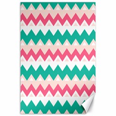 Zigzag Pattern Canvas 24  X 36 