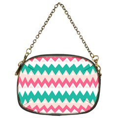 Zigzag Pattern Chain Purse (one Side) by Jancukart