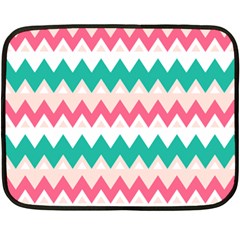 Zigzag Pattern Double Sided Fleece Blanket (mini) 