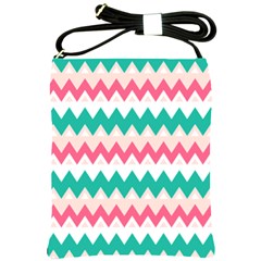 Zigzag Pattern Shoulder Sling Bag