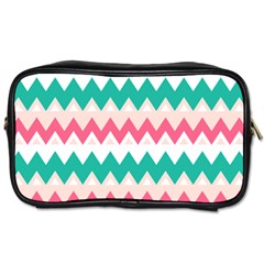 Zigzag Pattern Toiletries Bag (two Sides)