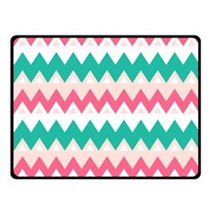 Zigzag Pattern Fleece Blanket (small) by Jancukart