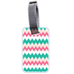 Zigzag Pattern Luggage Tag (two Sides)