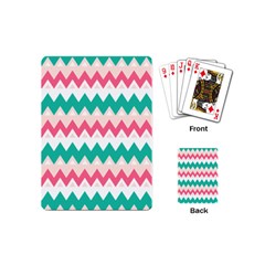 Zigzag Pattern Playing Cards Single Design (mini) by Jancukart