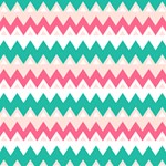 Zigzag Pattern Play Mat (Square) Front