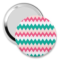 Zigzag Pattern 3  Handbag Mirrors