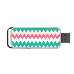 Zigzag Pattern Portable Usb Flash (one Side)