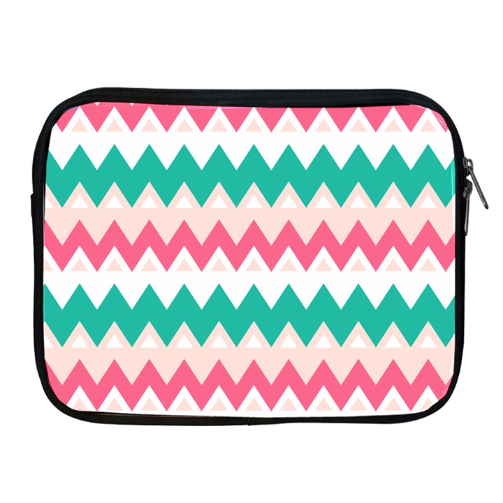 Zigzag Pattern Apple iPad 2/3/4 Zipper Cases