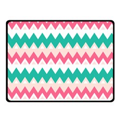 Zigzag Pattern Double Sided Fleece Blanket (small)  by Jancukart