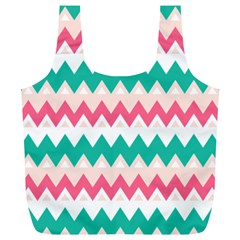 Zigzag Pattern Full Print Recycle Bag (xl)