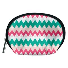 Zigzag Pattern Accessory Pouch (medium) by Jancukart