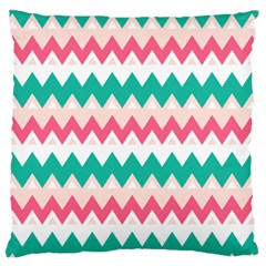 Zigzag Pattern Standard Flano Cushion Case (one Side)