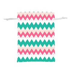 Zigzag Pattern Lightweight Drawstring Pouch (l) by Jancukart